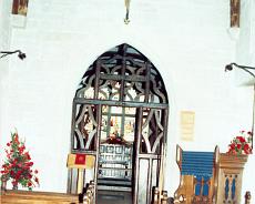 150213_0024 Interior of Baddesley Clinton Church Sept 1987