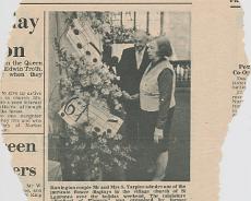 RPR05_0054 Rowington Festival of Flowers 1972. Mr and Mrs Tarplee