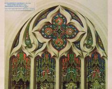 P1019K-1 Original Design for obituary window. See the story of the East window