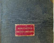 DSC01814 Rowington Estates Charity property book, detailing the charity's property portfolio in 1855