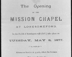 S0514 Opening of Lowsonford Chapel 1877