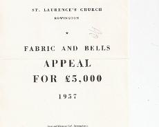 SCAN0600 Rowington Church Bells Appeal 1957