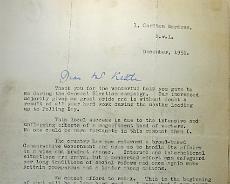 DSC00419 Letter of thanks from Anthony Eden to Don Kettle for his work during 1951 election
