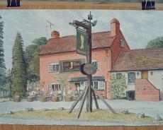 ALockwood_0006 The Boot Inn 1988. Original painting by Arthur Lockwood