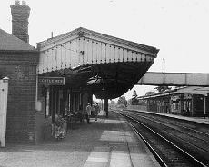 gwrl1828 Lapworth Station in 1972, viewed from the North