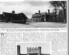 BC 1978-1 An article about Baddesley Clinton from Country Life in 1978 just before the house was acquired by NT. Full article as PDF here